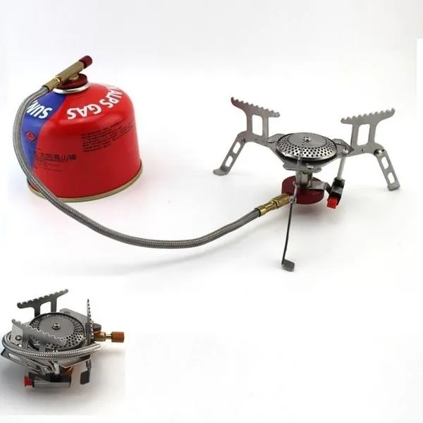 3500W Portable Foldable Outdoor Camping Picnic Gas Burner Steel Stove