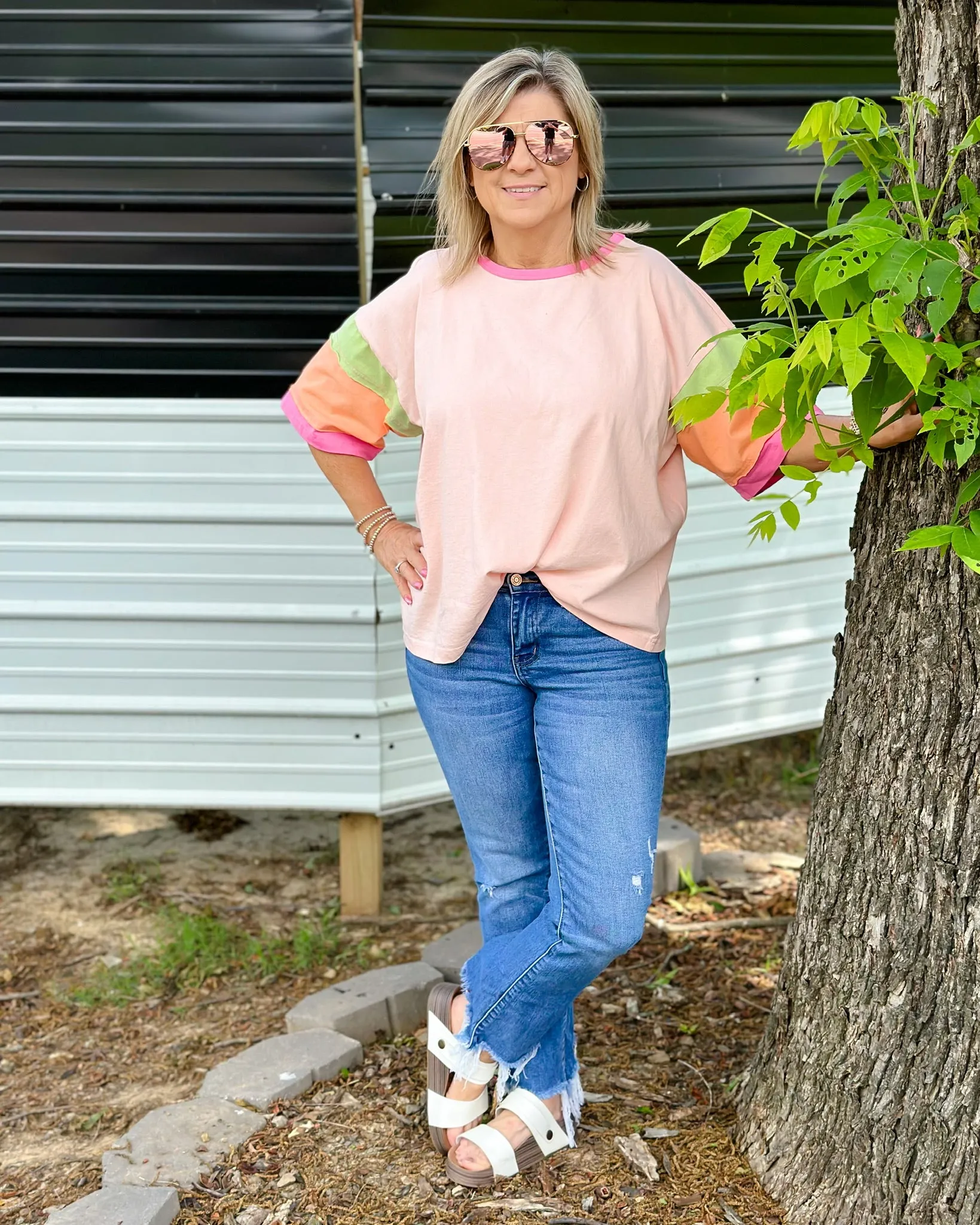 Around The Block Crew Tee