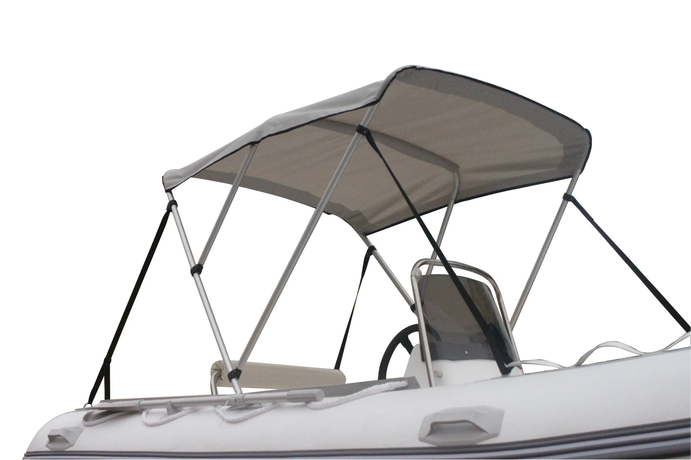 Boatify Sun Shade Top Portable Bimini Top Cover Canopy for Inflatable Boat (2 Bow or 3 Bow)
