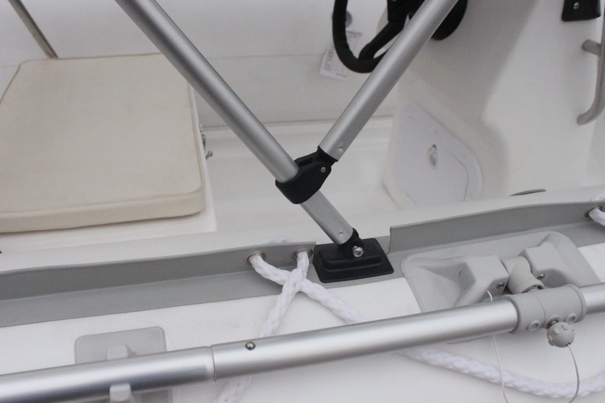 Boatify Sun Shade Top Portable Bimini Top Cover Canopy for Inflatable Boat (2 Bow or 3 Bow)