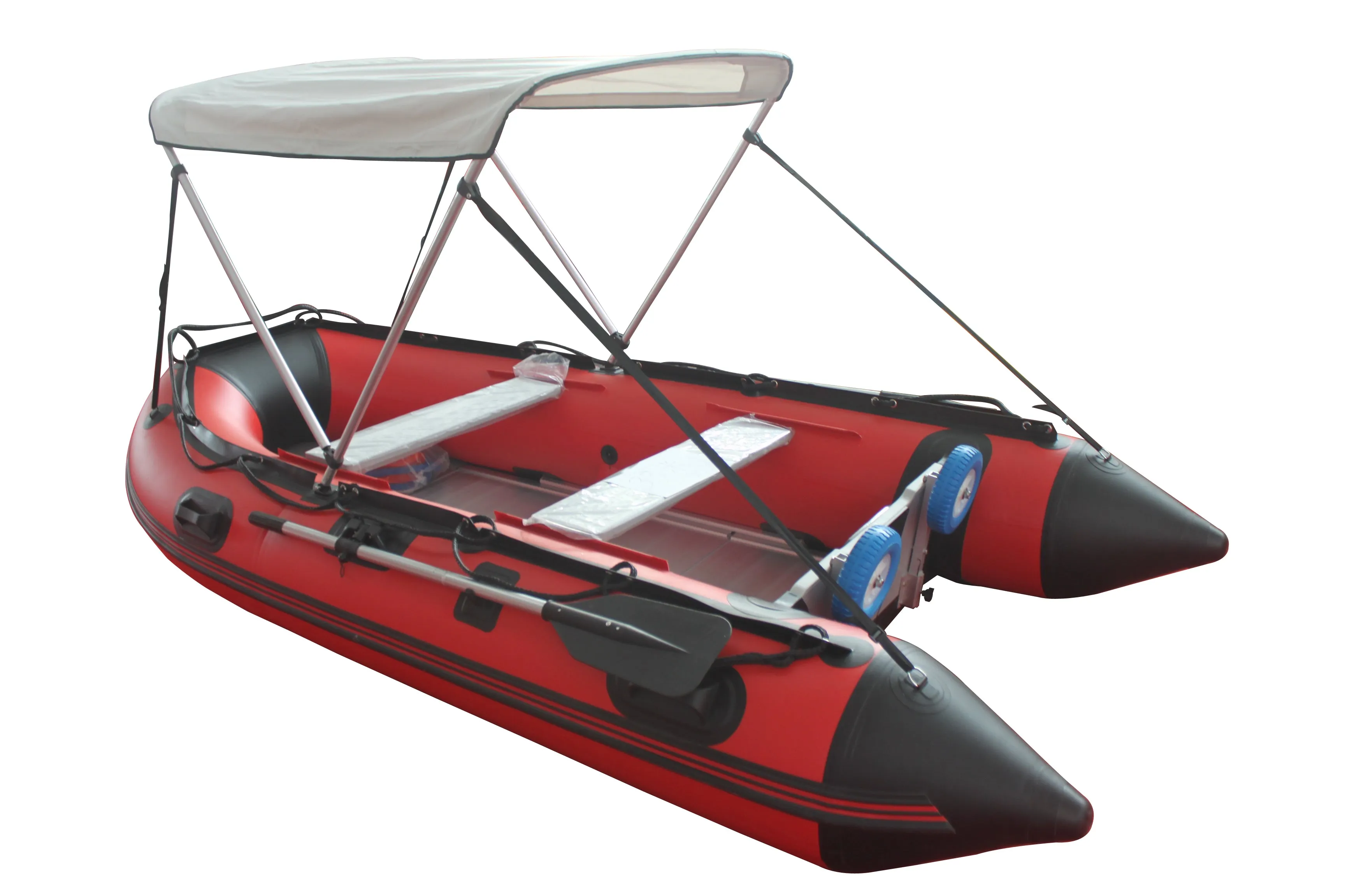 Boatify Sun Shade Top Portable Bimini Top Cover Canopy for Inflatable Boat (2 Bow or 3 Bow)