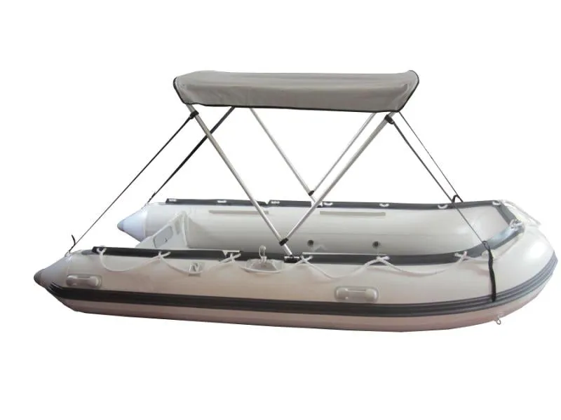 Boatify Sun Shade Top Portable Bimini Top Cover Canopy for Inflatable Boat (2 Bow or 3 Bow)