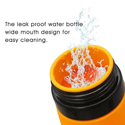 BPA Free Silicone Collapsible Sports Bottle 750ml