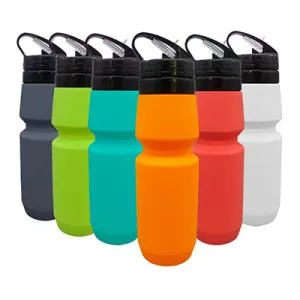 BPA Free Silicone Collapsible Sports Bottle 750ml