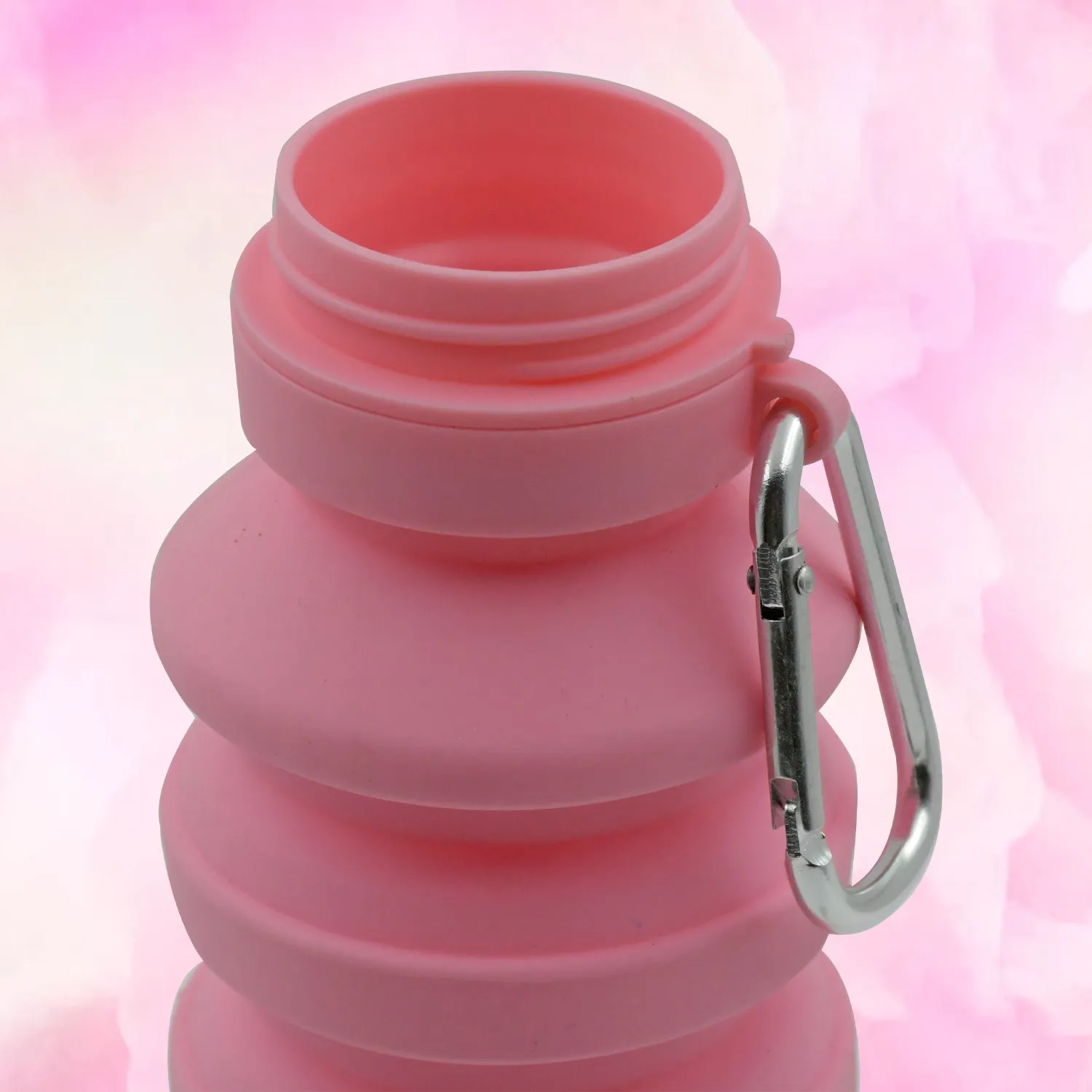 Foldable Water Bottle Silicone Leak Proof Portable Sports Travel Water Bottle For Outdoor Gym Hiking (1 Pc  24 Cm Foldable)