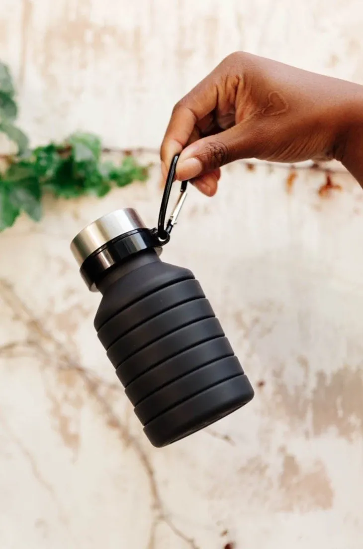 Girl On The Go Collapsible Water Bottle