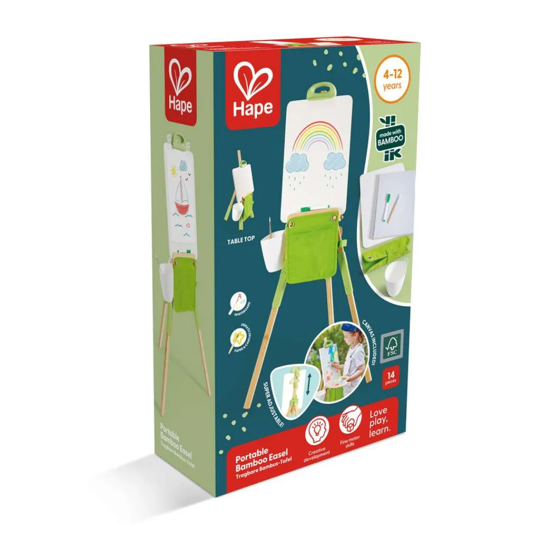 Hape Portable Bamboo Easel (4y )