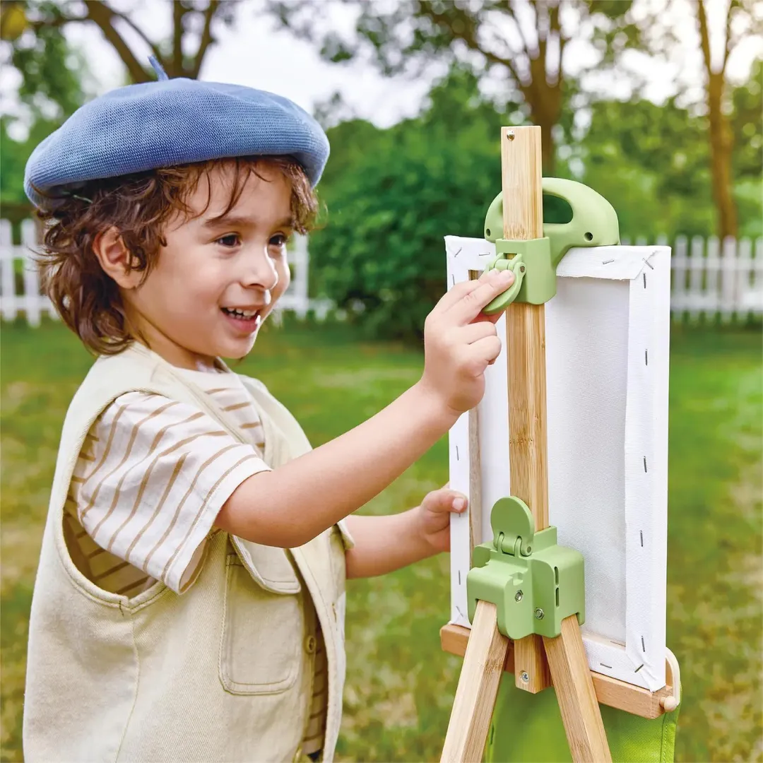 Hape Portable Bamboo Easel (4y )