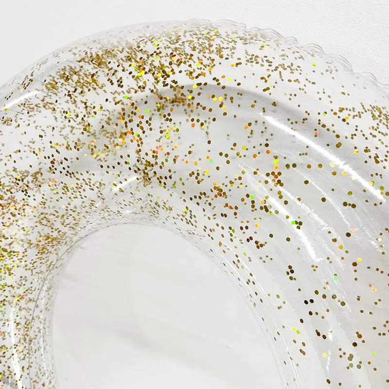 Inflatable Glitter Tube Gold