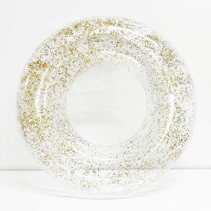 Inflatable Glitter Tube Gold