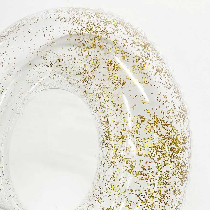 Inflatable Glitter Tube Gold