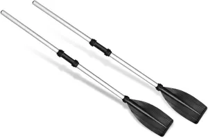 Kayaking Paddles 2PCS Paddles Inflatable Boats Aluminium Oars for Rowing Boats Raft Canoeing