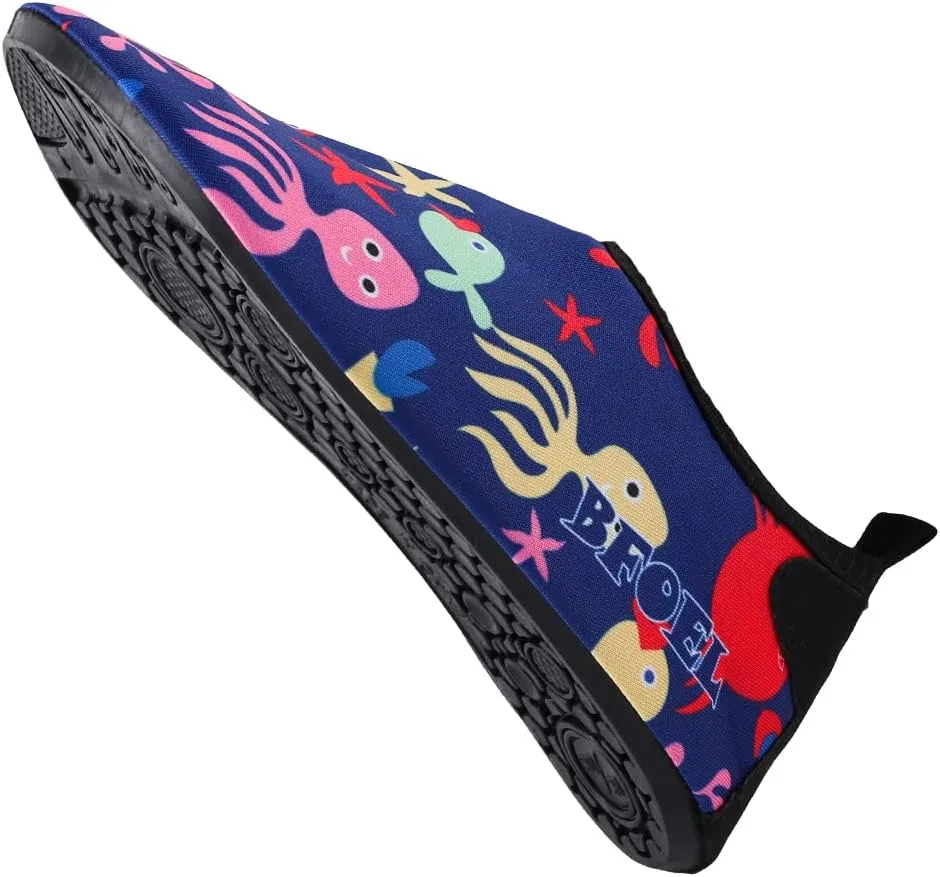 Kids Water Shoes for Toddler Boys Girls Big Kids Water Shoes Swim Socks Quick Dry Non-Slip Water Beach Aqua Sports Shoes