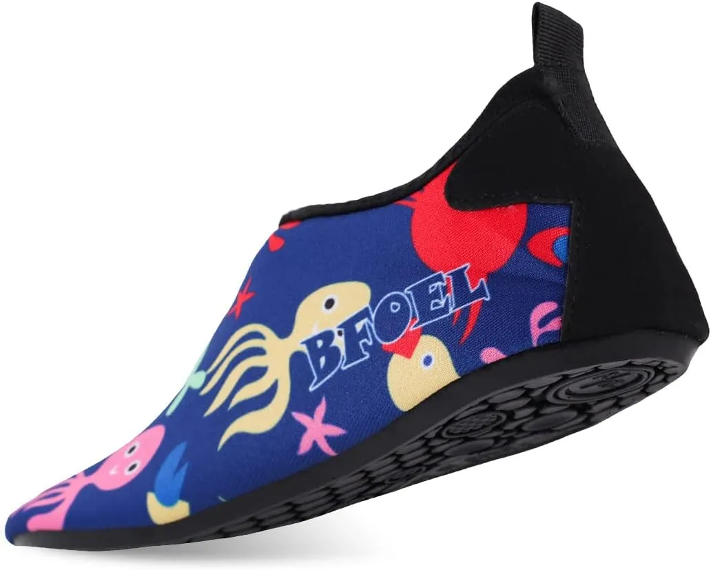 Kids Water Shoes for Toddler Boys Girls Big Kids Water Shoes Swim Socks Quick Dry Non-Slip Water Beach Aqua Sports Shoes