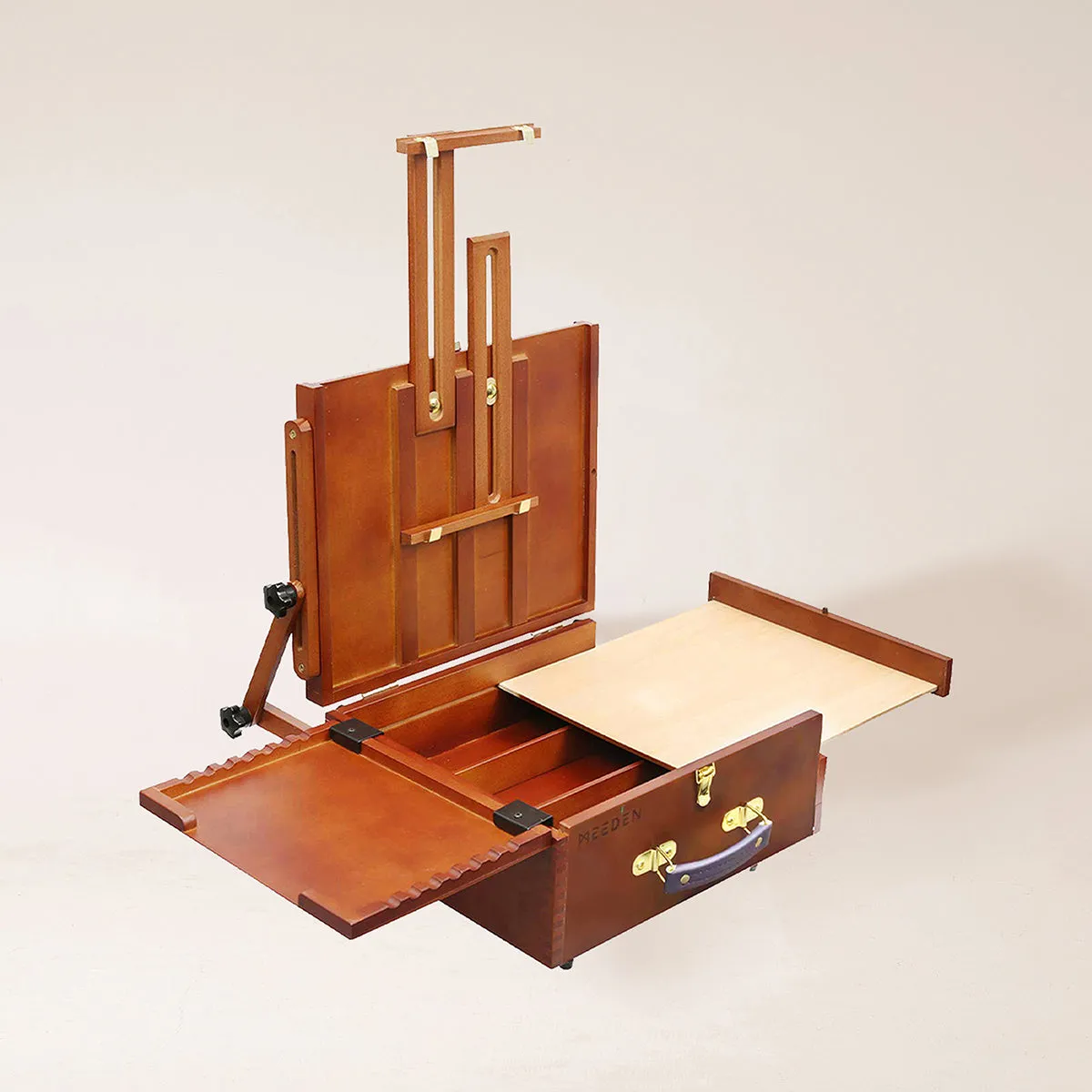 MEEDEN Plein Air Pochade Box-Walnut