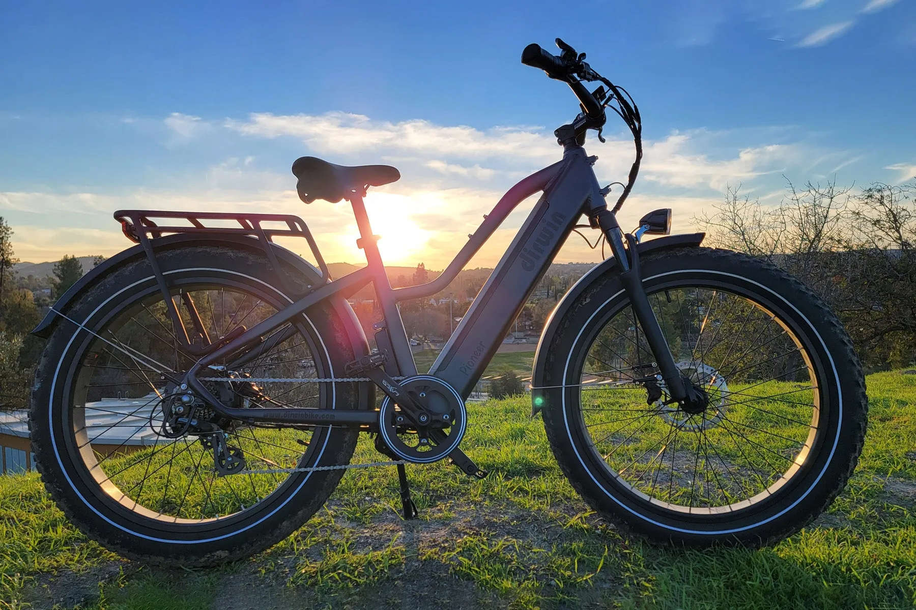Pioneer Step Through Fat Tire Electric Bike