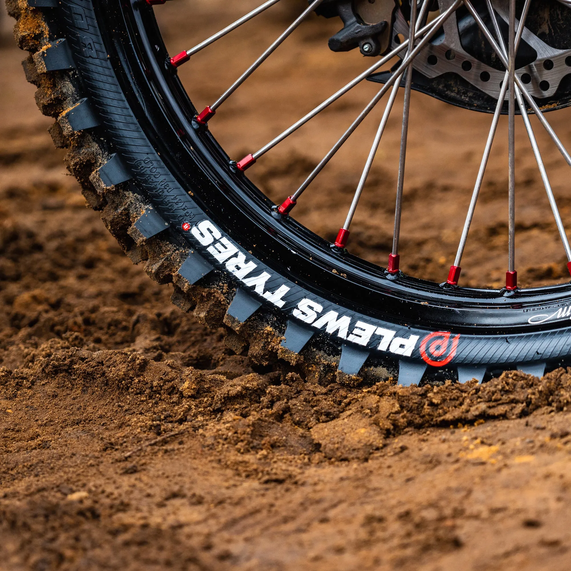Plews Tyres - MX3 FOXHILLS GP - Hard Pack Motocross Front Tire