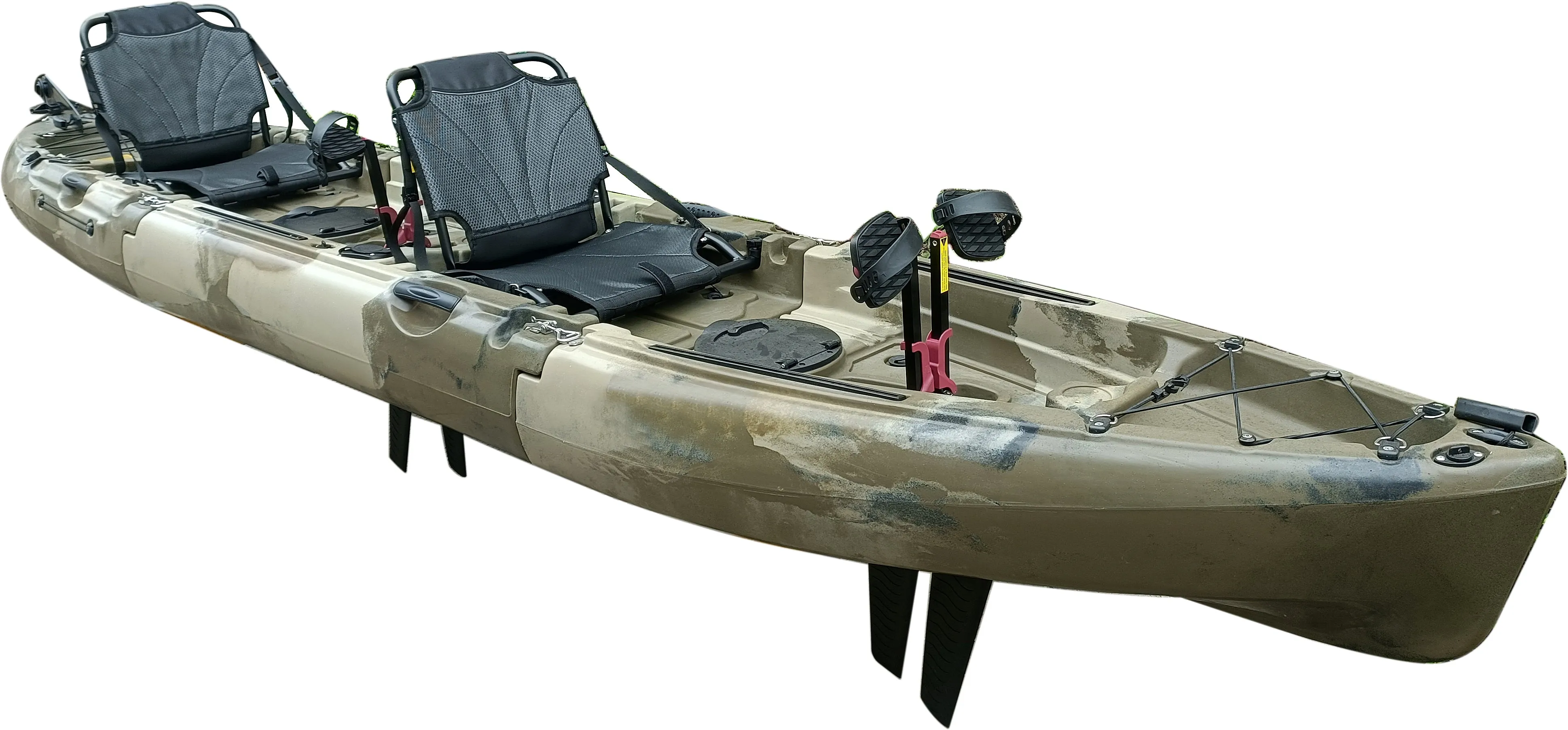 ReelYaks Raptor 14ft Tandem Modular Pedal Fishing Kayak