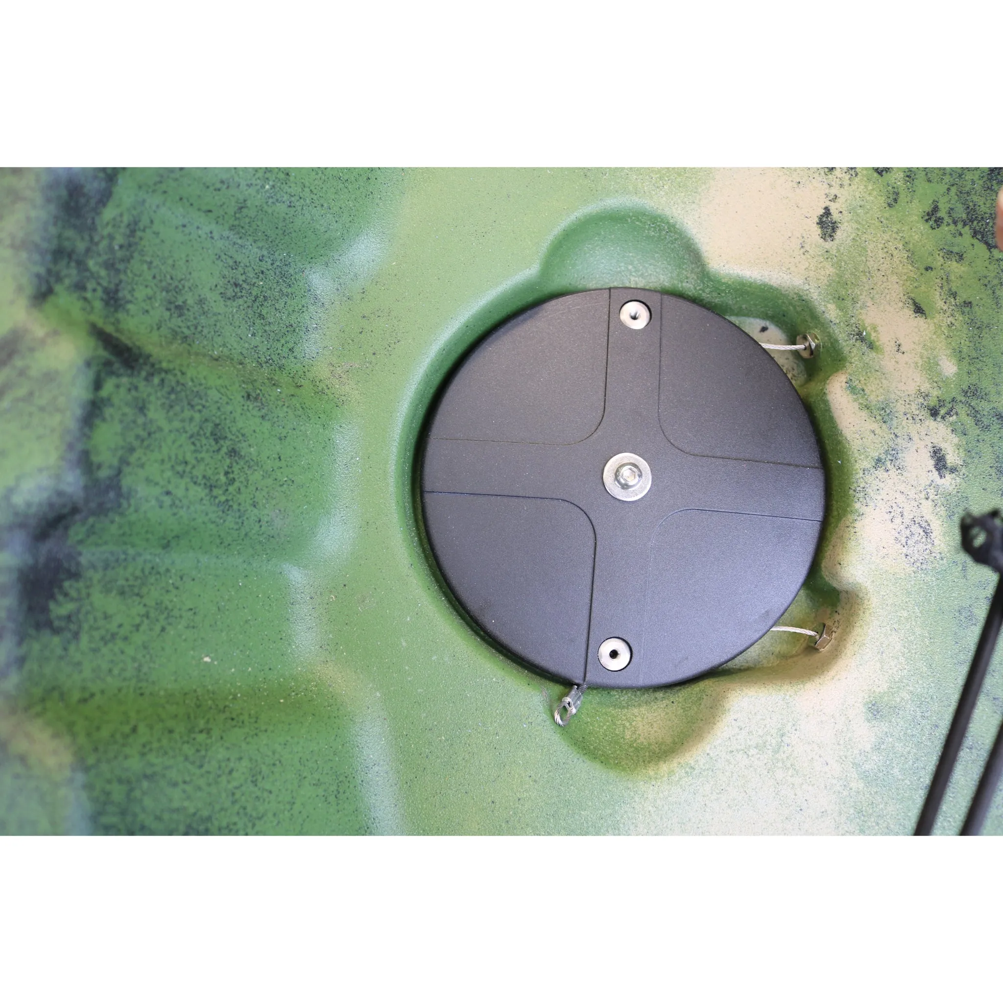 Round Top Replacement Plate for Rudder for Pedal Pro Fish 2.9m, 3.9m, 4.3m Kayak