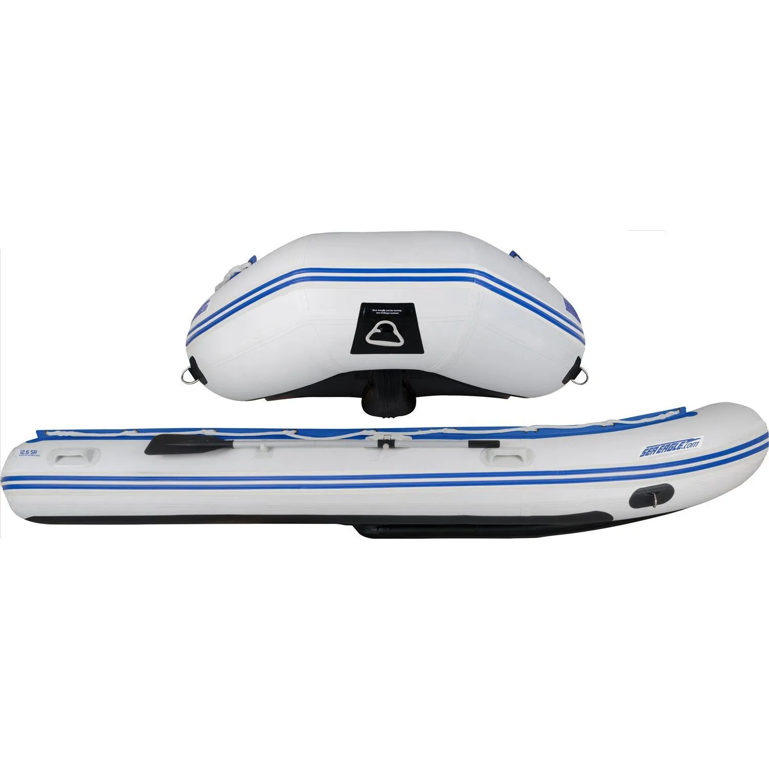 Sea Eagle 12'6 Sport Runabout Drop Stitch Inflatable Raft Deluxe Package