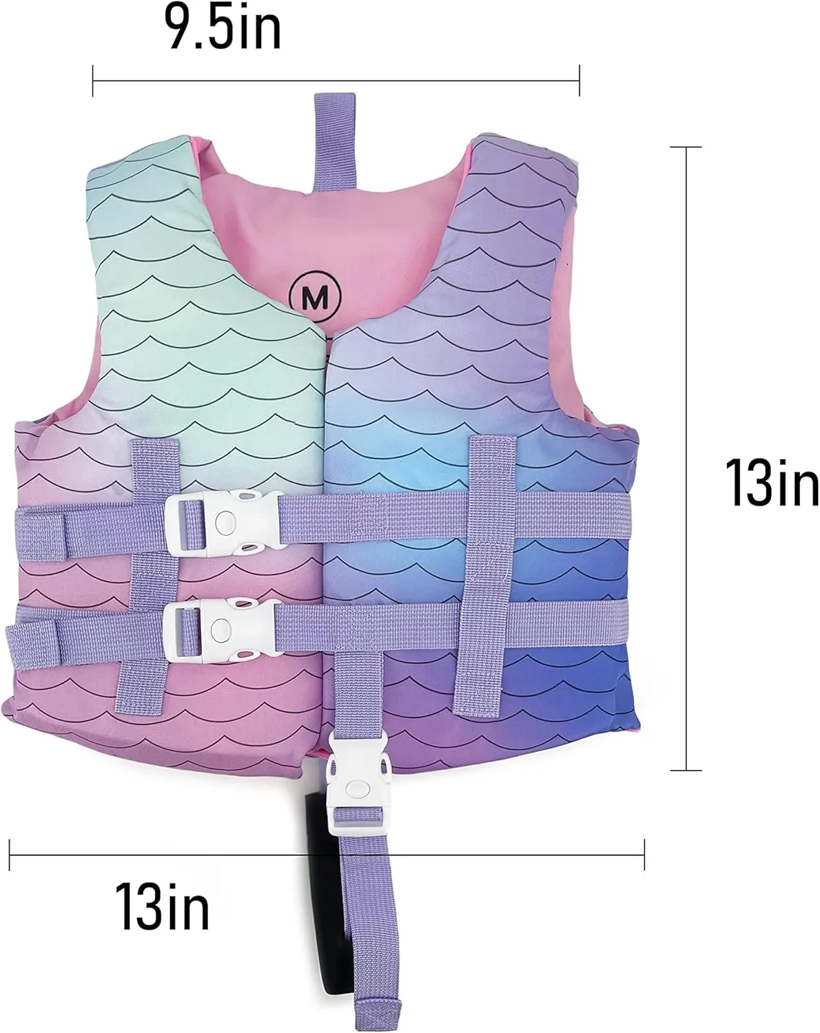 Silfrae Swimming Vest Flotation Jacket Swim Jacket Learn to Swim Device 30-50 lbs