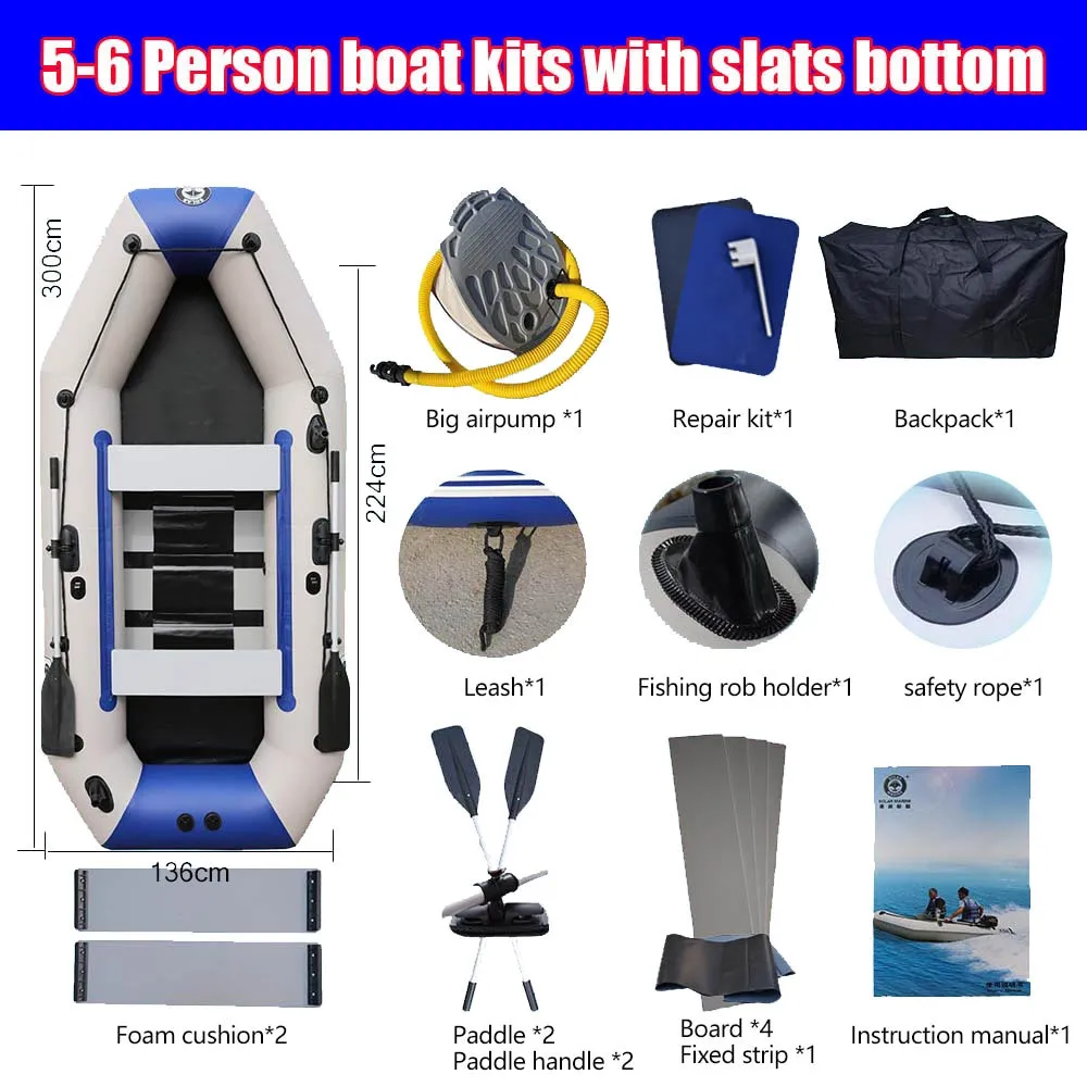SOLAR MARINE Inflatable Fishing Raft