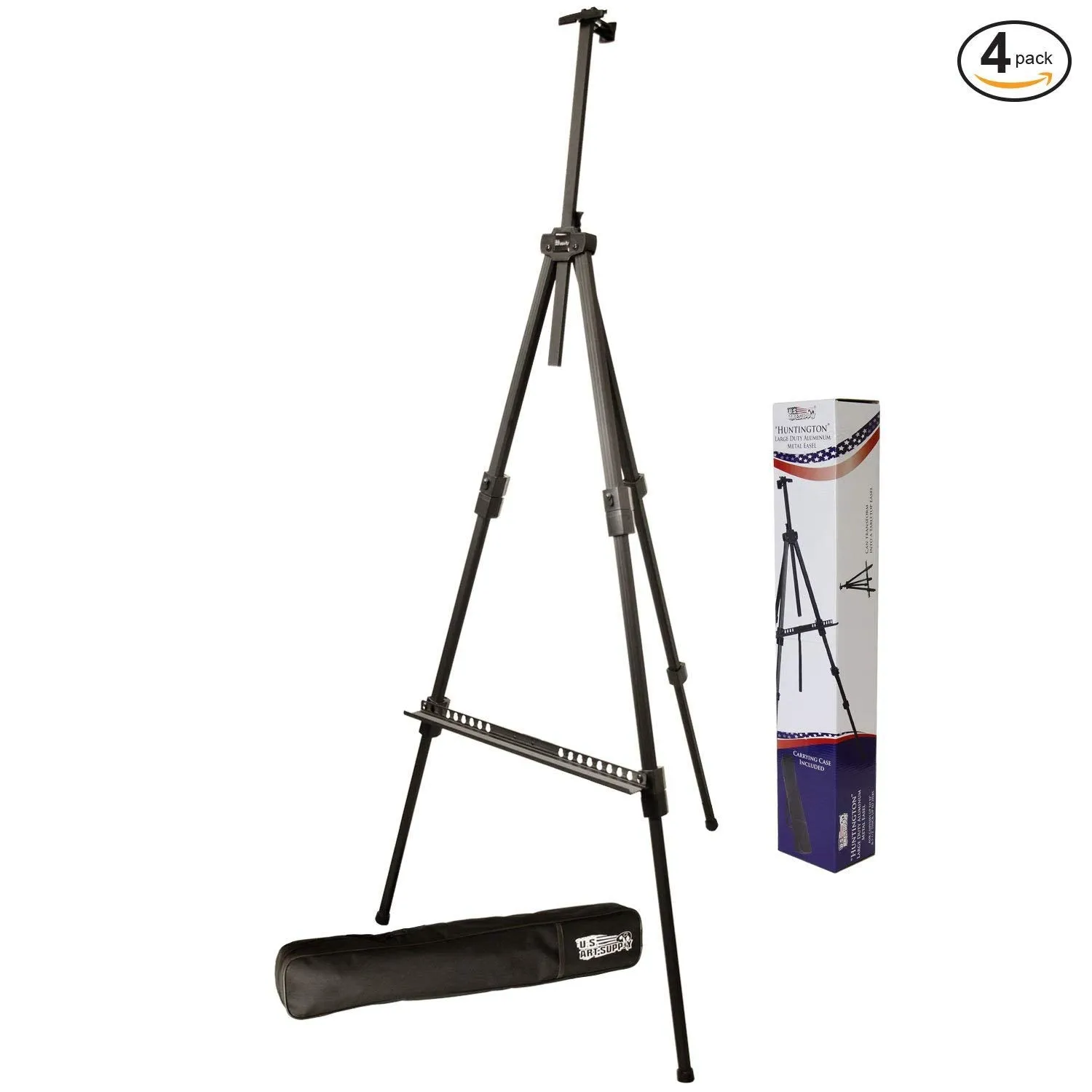 US Art Supply 72 Inch Aluminum Tripod Field & Display Easel